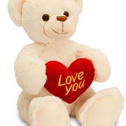 Harvey Teddy Bear With Heart