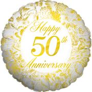 Happy 50th Anniversary Balloon 