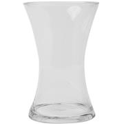 Clear Narrow Necked  Glass Vase