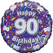 Birthday Balloon 90th