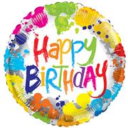 Happy Birthday Balloon Vibrant 