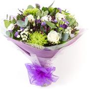 Purple White &amp; Green Bouquet