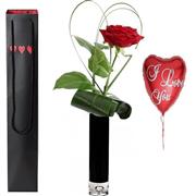 Single Red Rose Gift Set