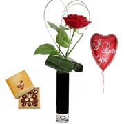 Single Red  Rose Gift Set 