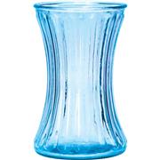 Blue Pencil Pleat Vase 