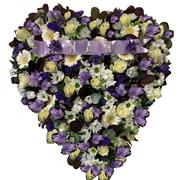 Purple Lilac Heart 