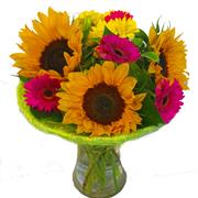 Vibrant Sunflower Gift Vase 