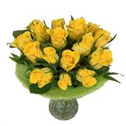 Yellow Rose Gift Vase 