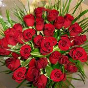 30 Large Classic Red Roses 