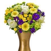 Gold Spring Vase