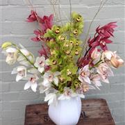 Elegant Orchid Vase 