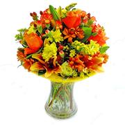 Yellow &amp; Orange Autumn Favourites Gift Vase 