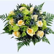 Yellow Blue &amp; Green Posy 