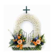 Gates Of Heaven Peach &amp; White 