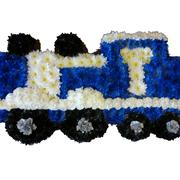 Train Tribute Blue &amp; White 