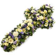 Lilac Purple &amp; Cream Cross