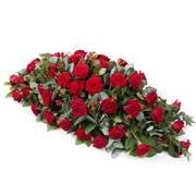 Classic Red Rose Casket Spray 