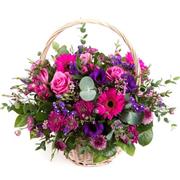 Hot Pink &amp; Purple Basket 