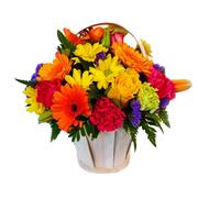 Happy Birthday Vibrant Basket 