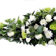 Elegant White Tray Spray 