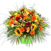 Bright Orange &amp; Yellow Bouquet 
