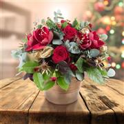 Red Velvet Vase Arrangement 