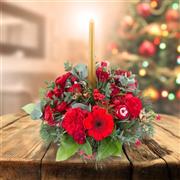 Gold Candle Festive Candle Arrangement 