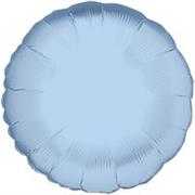 Pale Blue Round Foil Balloon 