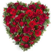 Red Rose &amp; Gerbera Heart 