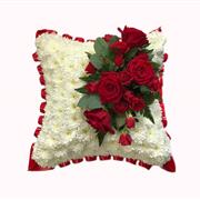Red &amp; White Cushion 