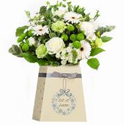 White &amp; Green Winter Gift Box