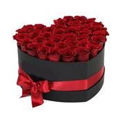 Romantic Red Rose Hat Box