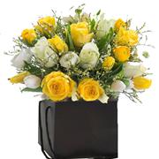 Yellow &amp; White Spring Hand-tied 