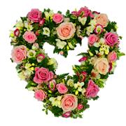 Pretty Pink Pastel Open Heart 