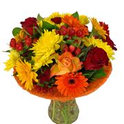 Florist Choice Autumn Selection Gift Vase 