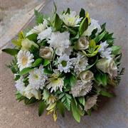 Pure White Sympathy Posy 
