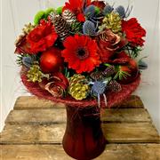 Winter Garden  Gift Vase 