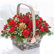 Festive Rustic Basket 