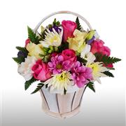 Pretty Pink Petite Basket 