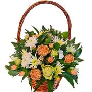 Peach &amp; Cream Basket 