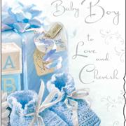 New Baby Boy Gift Card 