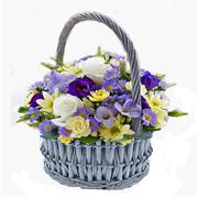 Blue Cream Country Basket 