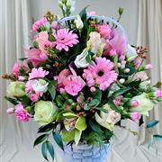 Pastel Pink Luxury Basket 