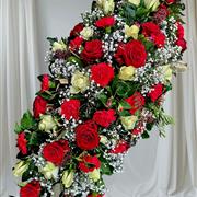 Luxury Red Rose Carnation Gyp Spray 