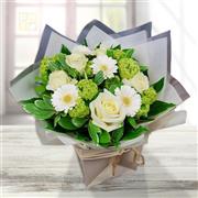 White Radiant Hand-tied Bouquet 