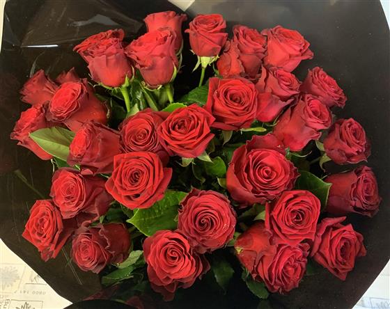 Red Roses Dramatic Dramatic 30 Luxury Red Roses